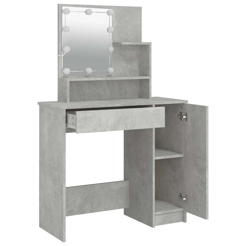 Dressing Table | Concrete grey | Engineered wood, acrylic | Standard