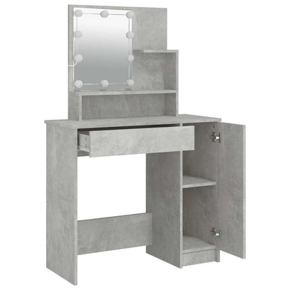 Dressing Table | Concrete grey | Engineered wood, acrylic | Standard