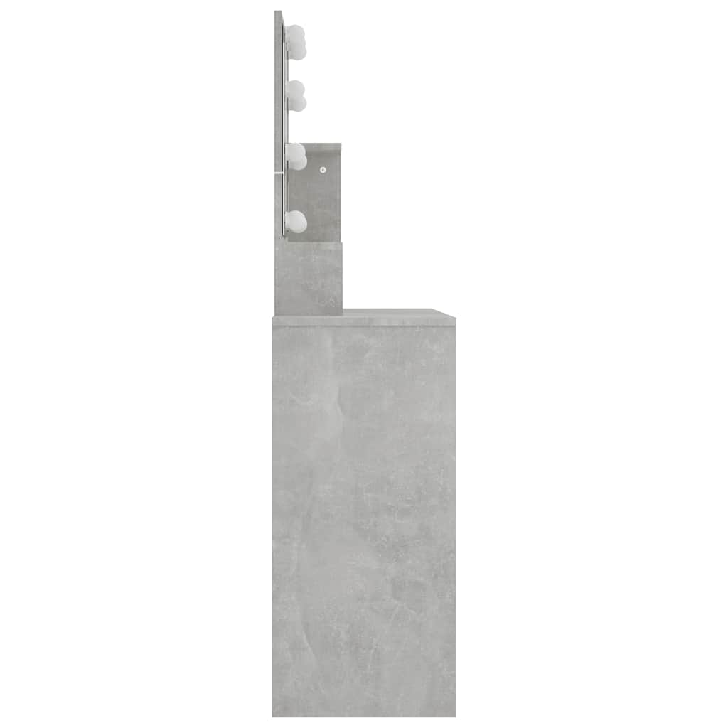 Dressing Table | Concrete grey | Engineered wood, acrylic | Standard