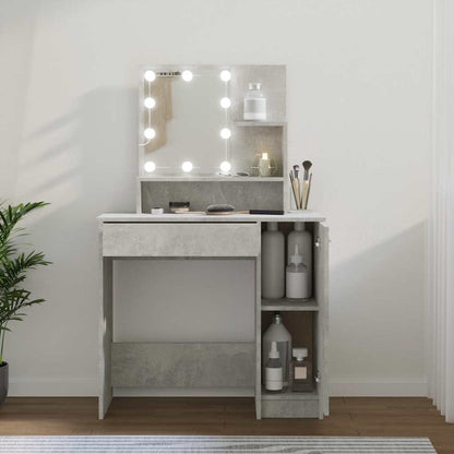 Dressing Table | Concrete grey | Engineered wood, acrylic | Standard