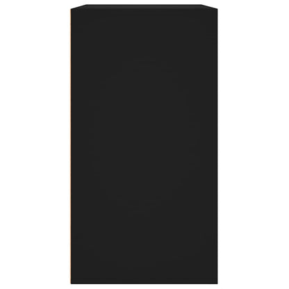 Cosmetic Cabinet Black 80x40x75 cm Engineered Wood