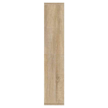 Mirror Cabinet with LED Sonoma Oak 91x15x76,5 cm