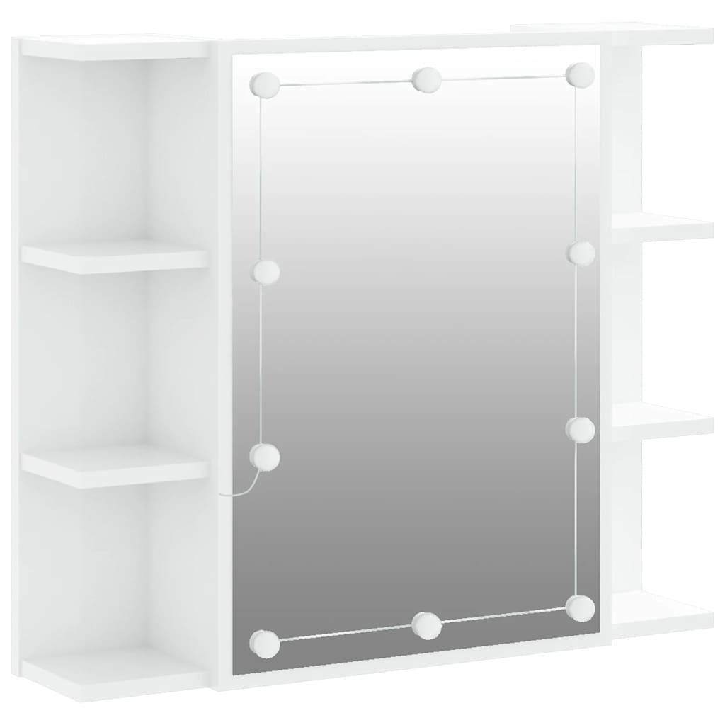 Mirror Cabinet | High gloss white | Engineered wood, acrylic | Medium