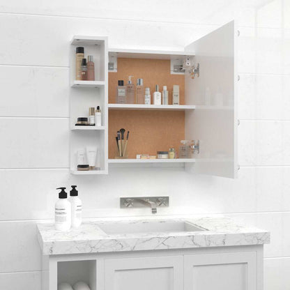 Mirror Cabinet | High gloss white | Engineered wood, acrylic | Medium