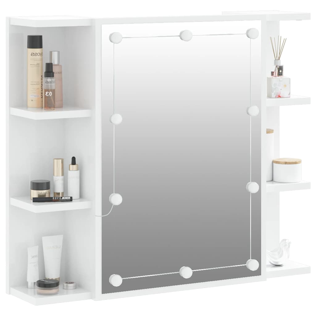 Mirror Cabinet | High gloss white | Engineered wood, acrylic | Medium