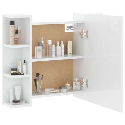 Mirror Cabinet | High gloss white | Engineered wood, acrylic | Medium