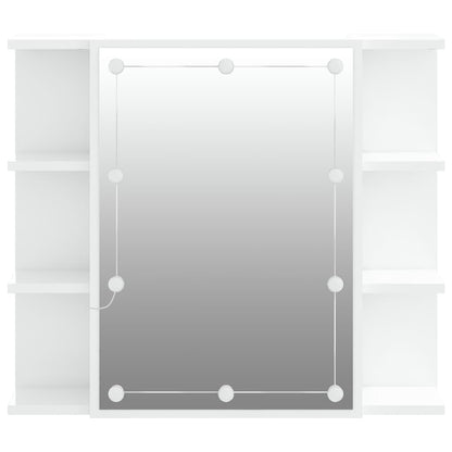 Mirror Cabinet | High gloss white | Engineered wood, acrylic | Medium