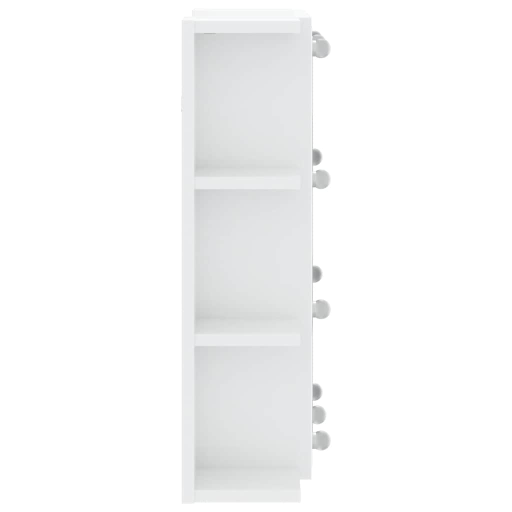Mirror Cabinet | High gloss white | Engineered wood, acrylic | Medium