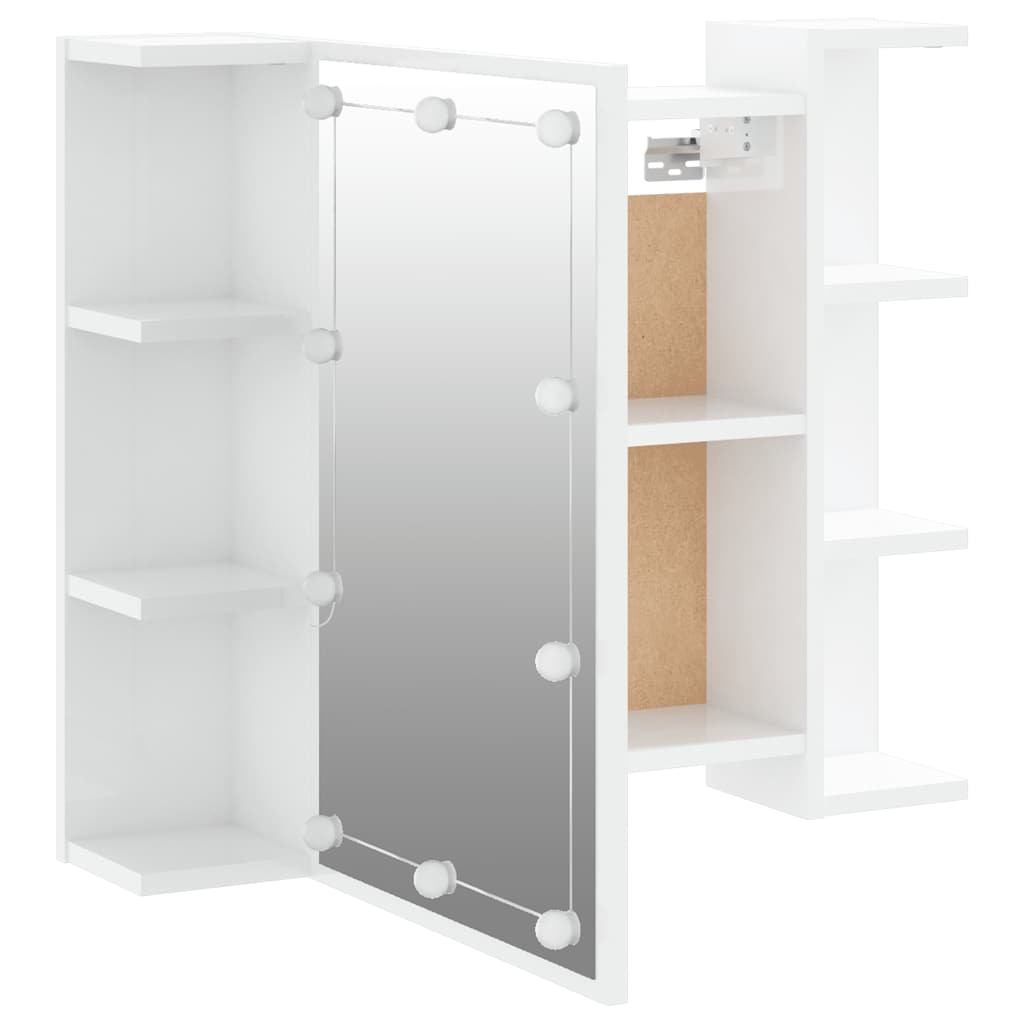 Mirror Cabinet | High gloss white | Engineered wood, acrylic | Medium