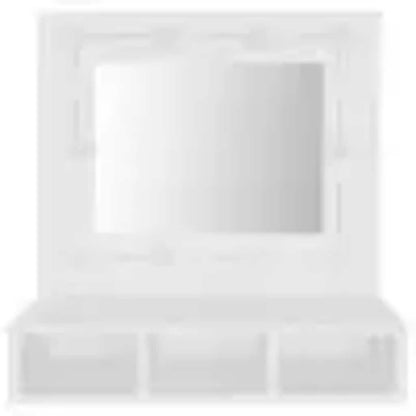 Mirror Cabinet with LED White 60x31.5x62 cm