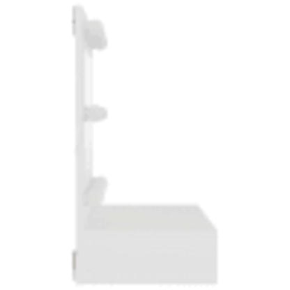 Mirror Cabinet with LED White 60x31.5x62 cm