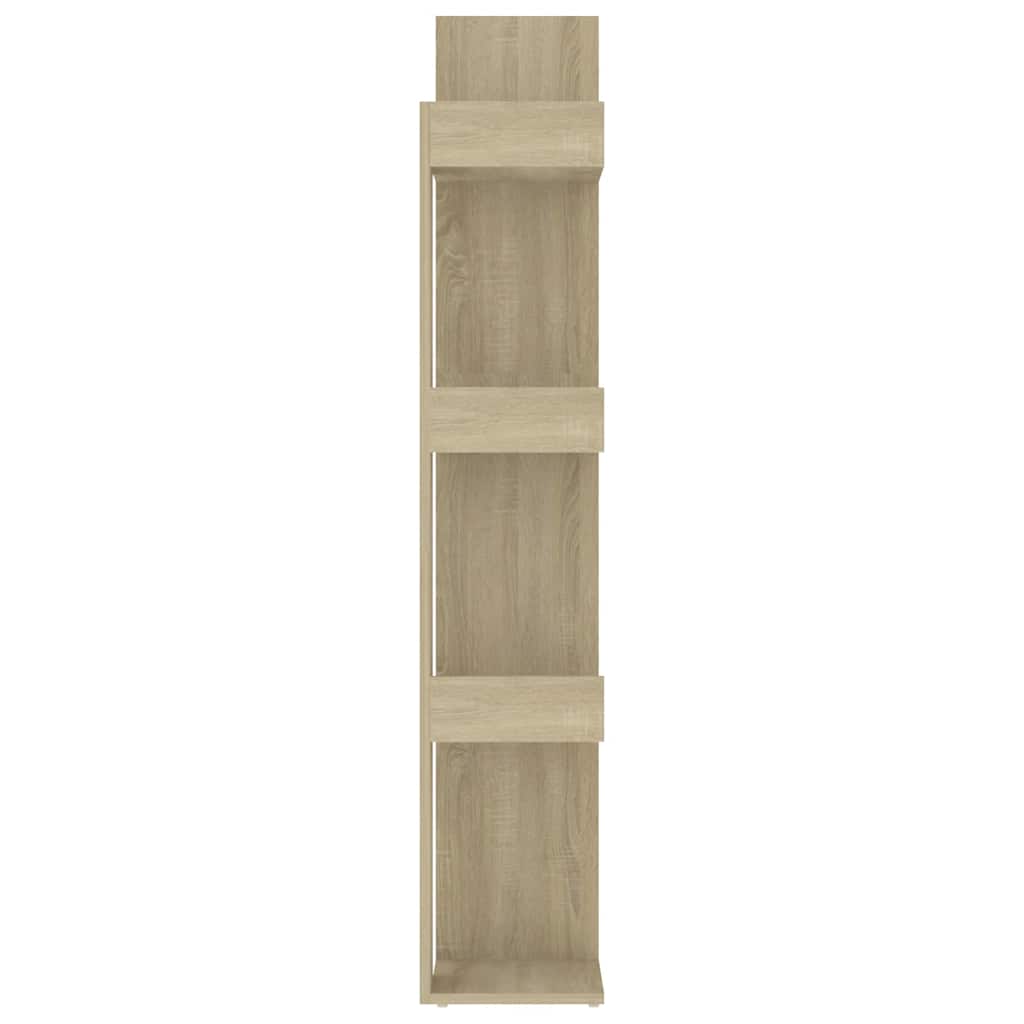 Book Cabinet Sonoma Oak 86x25.5x140 cm Engineered Wood