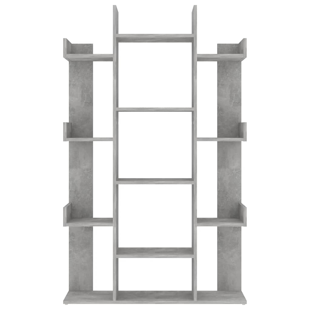 Book Cabinet Concrete Grey 86x25.5x140 cm Engineered Wood