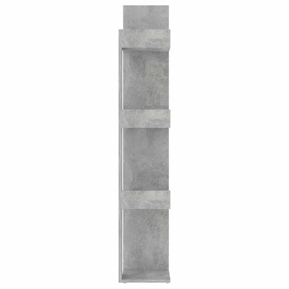 Book Cabinet Concrete Grey 86x25.5x140 cm Engineered Wood