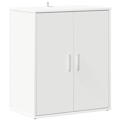 Shoe Cabinet White 60x35x70 cm Engineered Wood