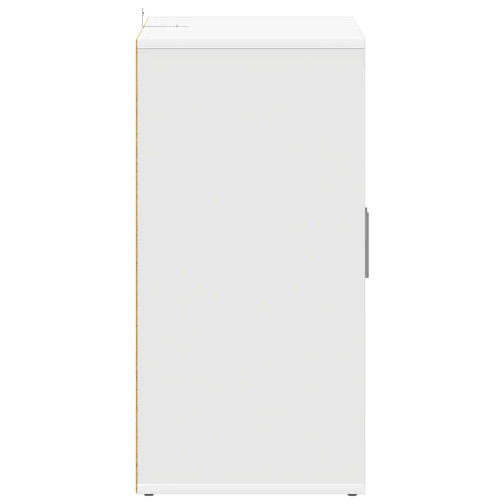 Shoe Cabinet White 60x35x70 cm Engineered Wood
