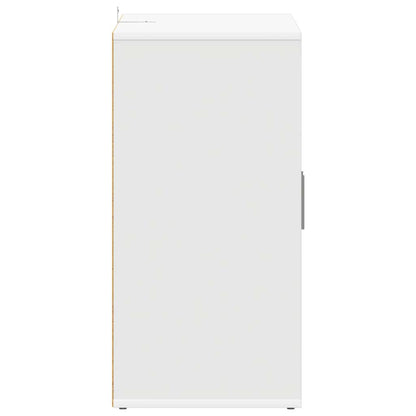 Shoe Cabinet White 60x35x70 cm Engineered Wood