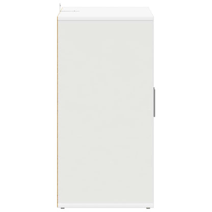 Shoe Cabinet White 60x35x70 cm Engineered Wood