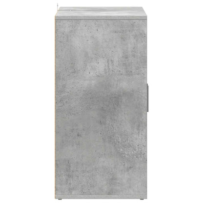 Shoe Cabinet Concrete Grey 60x35x70 cm Engineered Wood