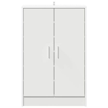 Shoe Cabinet | White | Engineered wood | Medium | Shoe Cabinet
