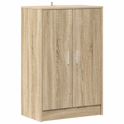 Shoe Cabinet Sonoma Oak 60x35x92 cm Engineered Wood