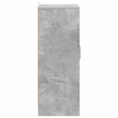 Shoe Cabinet Concrete Grey 60x35x92 cm Engineered Wood