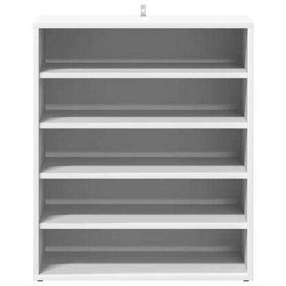 Shoe Cabinet White 60x35x70 cm Engineered Wood