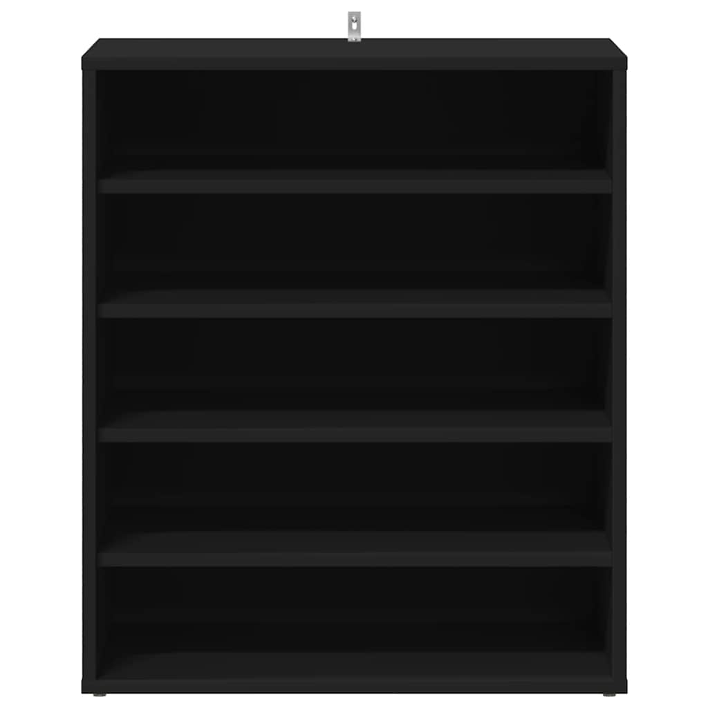 Shoe Cabinet Black 60x35x70 cm Engineered Wood