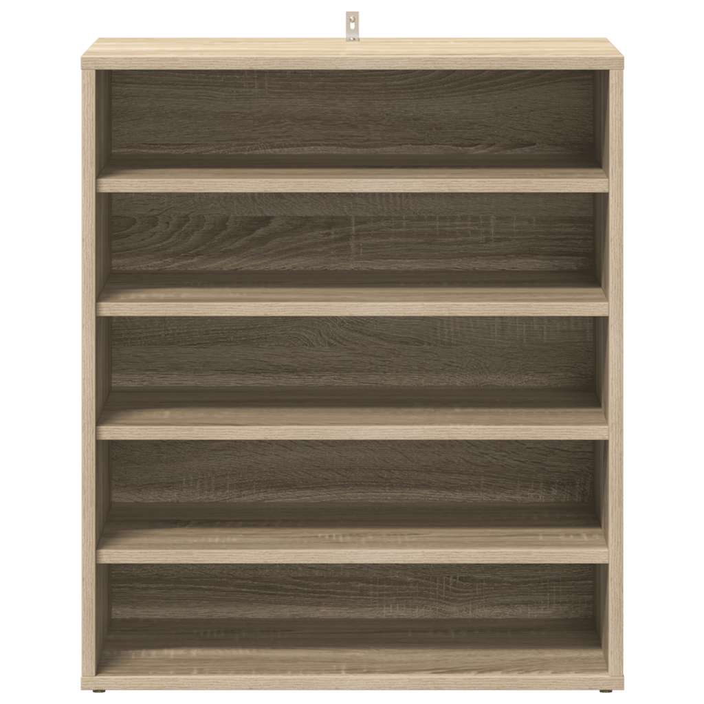 Shoe Cabinet Sonoma Oak 60x35x70 cm Engineered Wood