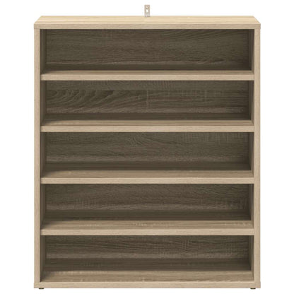 Shoe Cabinet Sonoma Oak 60x35x70 cm Engineered Wood