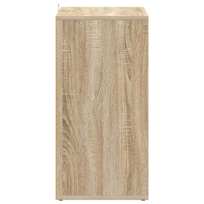 Shoe Cabinet Sonoma Oak 60x35x70 cm Engineered Wood