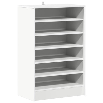 Shoe Cabinet White 60x35x92 cm Engineered Wood