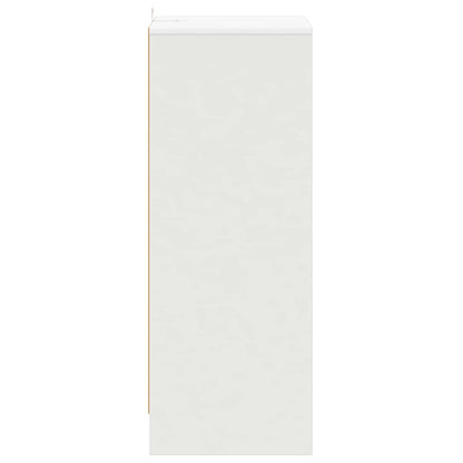 Shoe Cabinet White 60x35x92 cm Engineered Wood