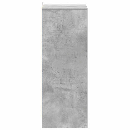 Shoe cabinets 60 x 35 x 92 cm Concrete Grey 7 shelves