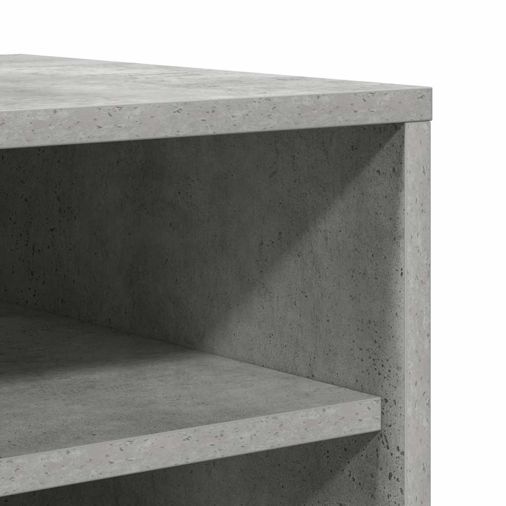 Shoe cabinets 60 x 35 x 92 cm Concrete Grey 7 shelves