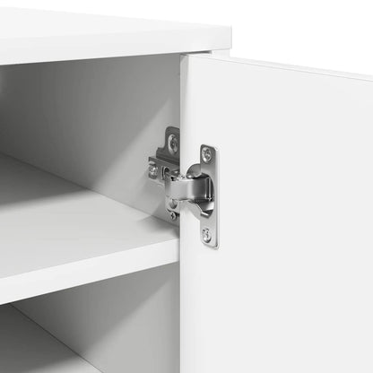 Shoe Cabinet White 32x35x70 cm Engineered Wood