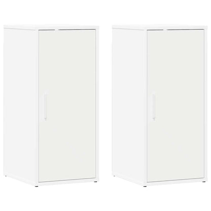 Shoe Cabinets 2 pcs White 32x35x70 cm Engineered Wood