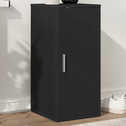 Shoe Cabinet Black 32x35x70 cm Engineered Wood