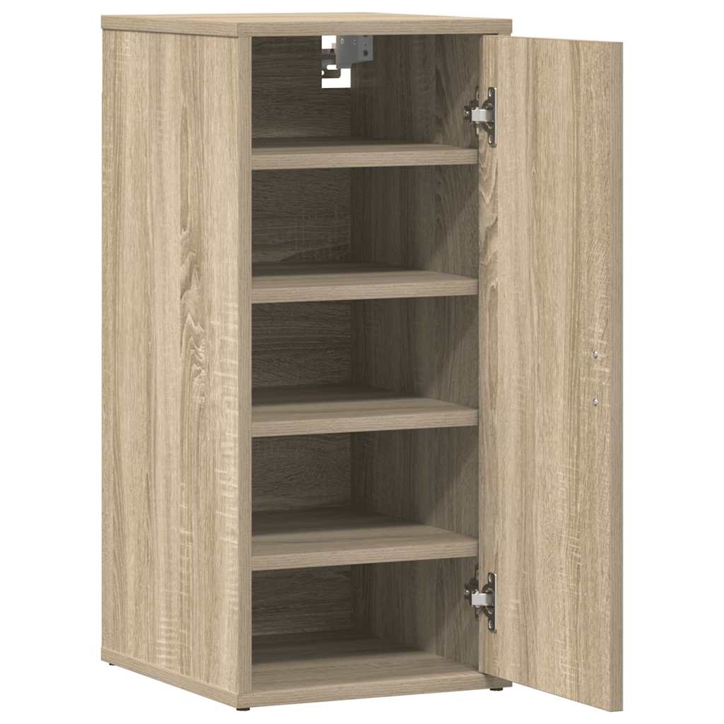 Shoe Cabinet Sonoma Oak 32x35x70 cm Engineered Wood