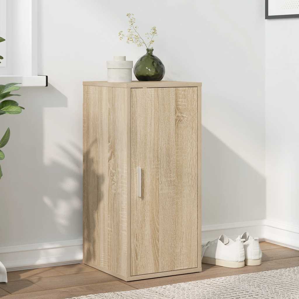 Shoe Cabinet Sonoma Oak 32x35x70 cm Engineered Wood