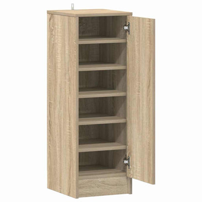 Shoe Cabinet Sonoma Oak 32x35x92 cm Engineered Wood