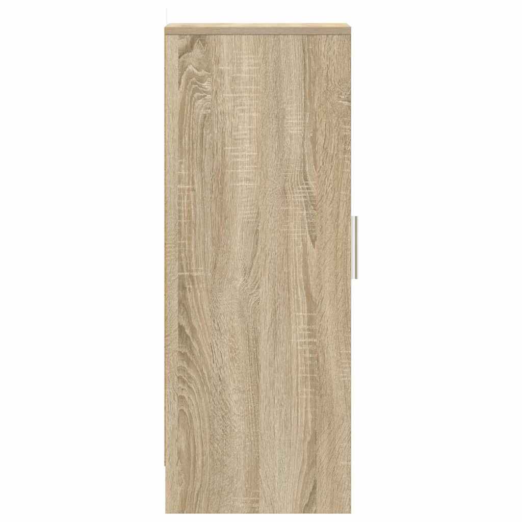 Shoe Cabinet Sonoma Oak 32x35x92 cm Engineered Wood