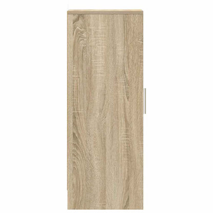 Shoe Cabinet Sonoma Oak 32x35x92 cm Engineered Wood