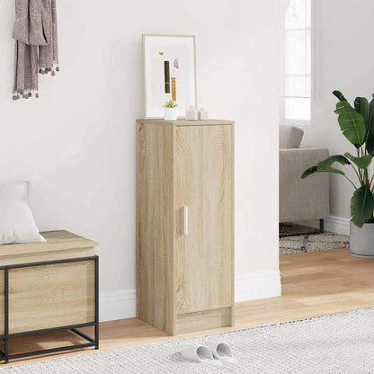 Shoe Cabinet Sonoma Oak 32x35x92 cm Engineered Wood