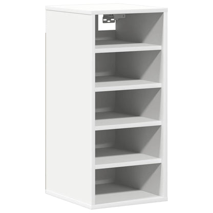 Shoe Cabinet White 31.5x35x70 cm Engineered Wood