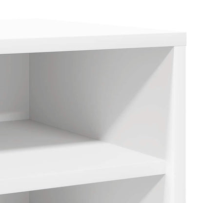 Shoe Cabinet White 31.5x35x70 cm Engineered Wood