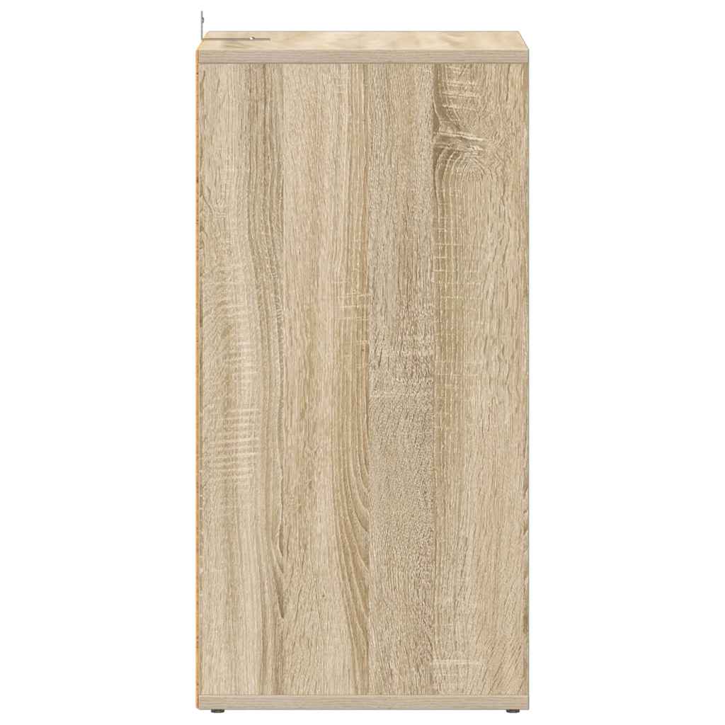Shoe Cabinet Sonoma Oak 31.5x35x70 cm Engineered Wood