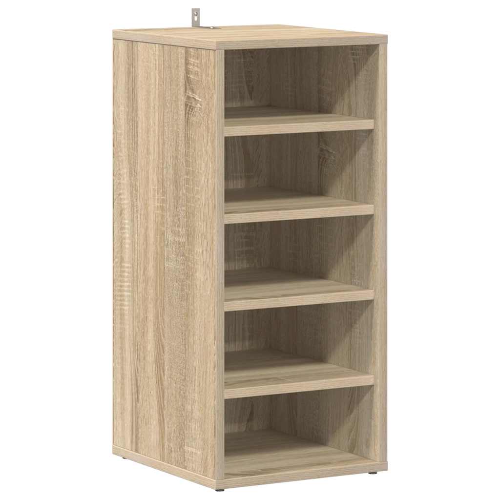 Shoe Cabinets 2 pcs Sonoma Oak 31.5x35x70 cm Engineered Wood