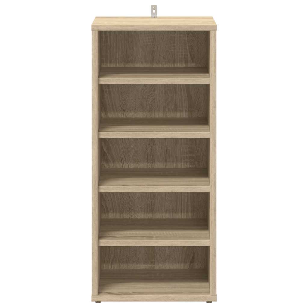 Shoe Cabinets 2 pcs Sonoma Oak 31.5x35x70 cm Engineered Wood