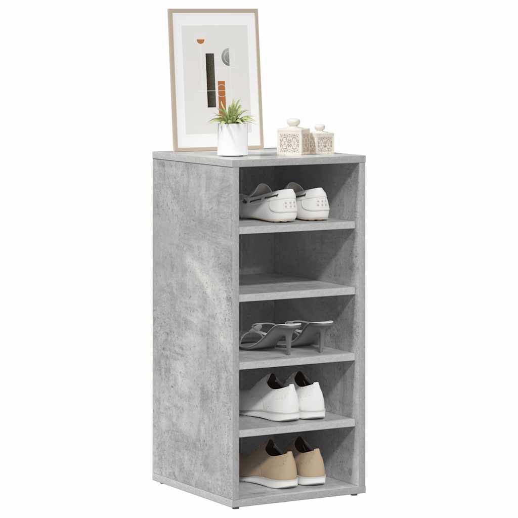 Shoe Cabinets 2 pcs Concrete Grey 31.5x35x70 cm Engineered Wood